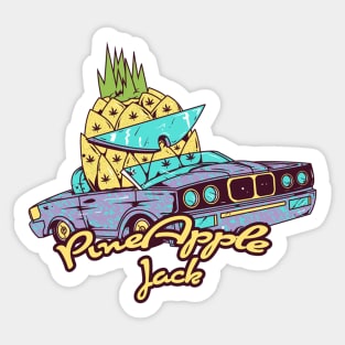 PineApple Jack Car Sticker